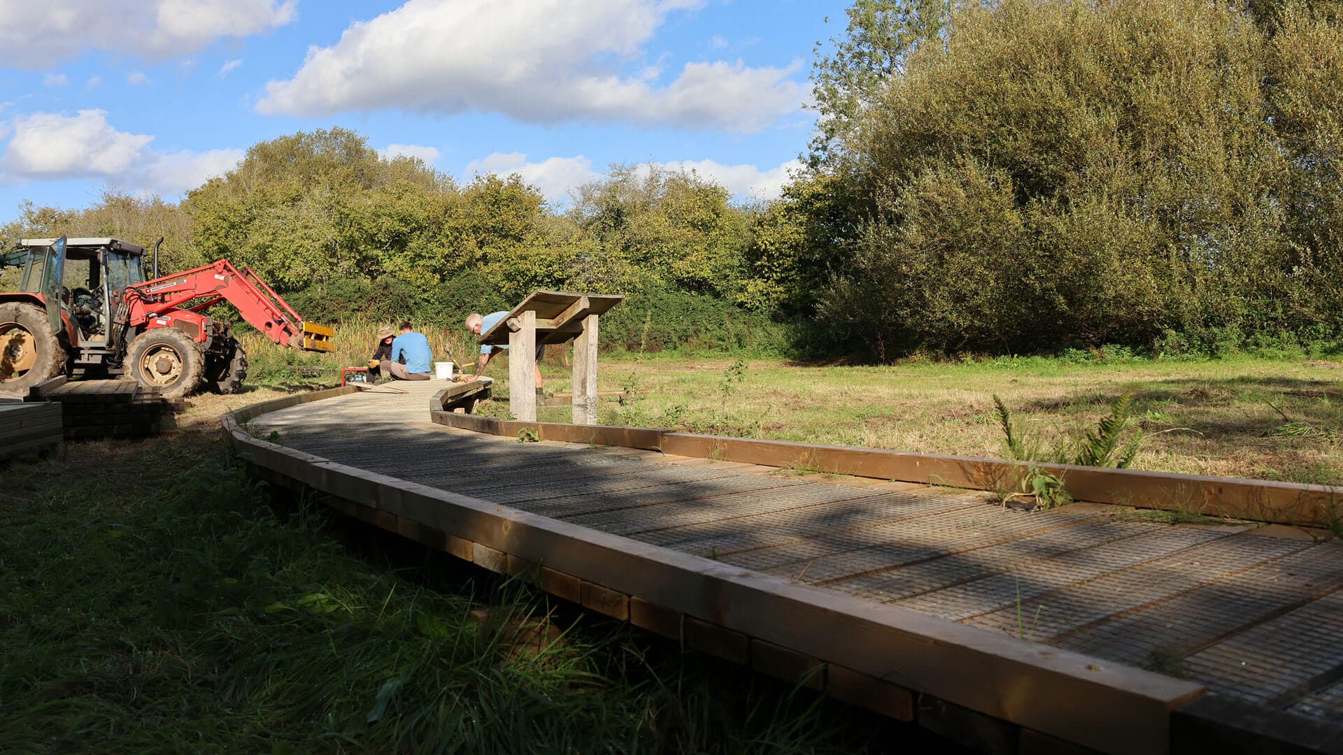 Local Support Gets Testwood Lakes Boardwalk Work Under Way